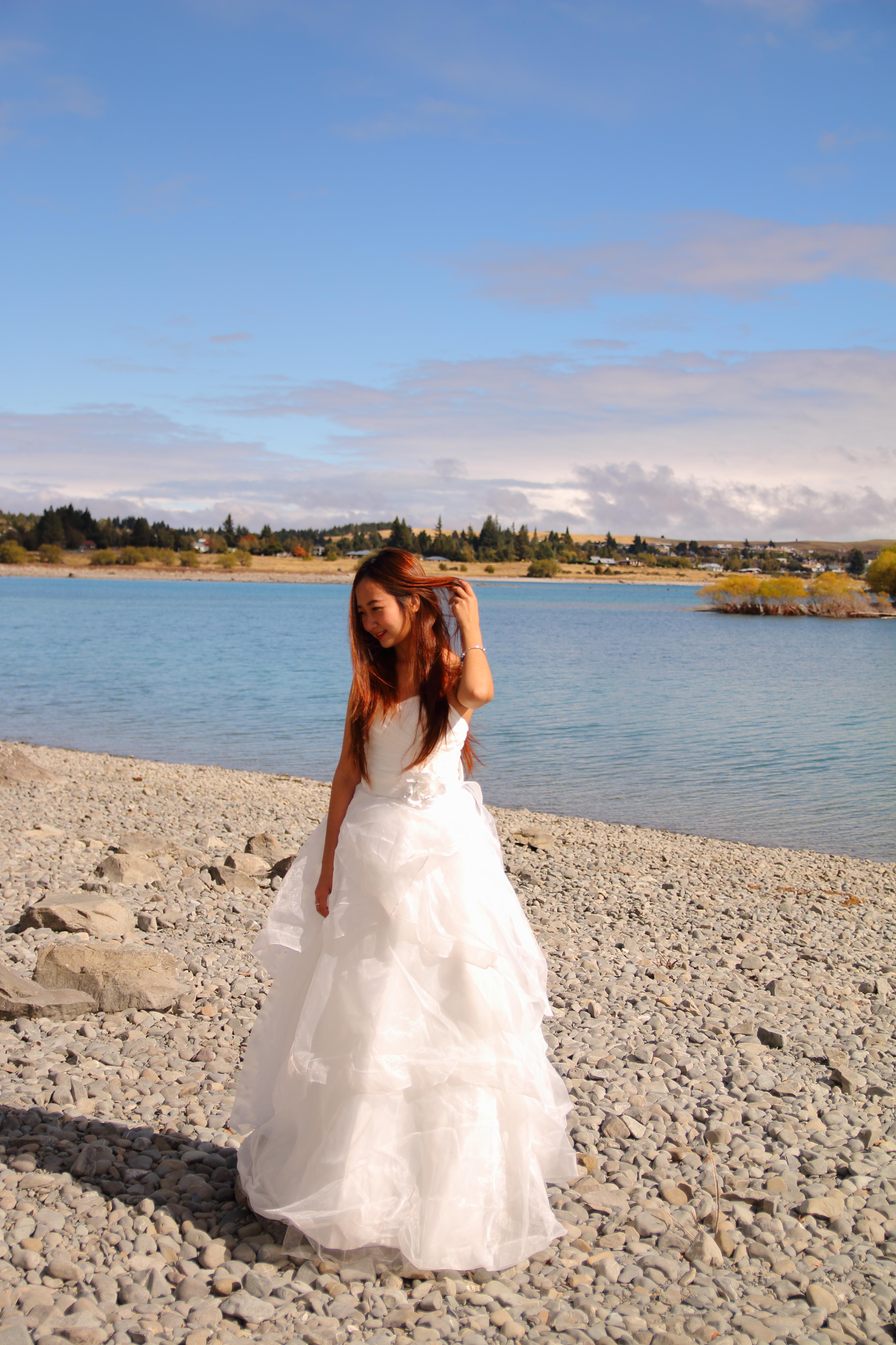 紐西蘭旅行時拍的自助婚紗