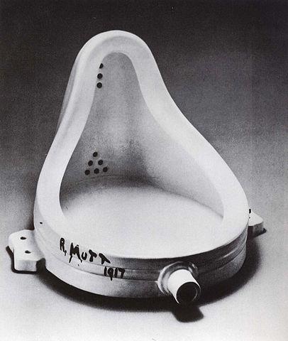 達達主義的代表作品《噴泉》(1917) 杜象，讓藝術領域變得「哲學優於技法」。